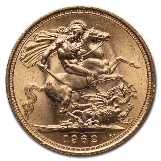 1962 Great Britain Gold Sovereign Elizabeth II BU 1962 Great Britain Gold Sovereign Elizabeth II BU